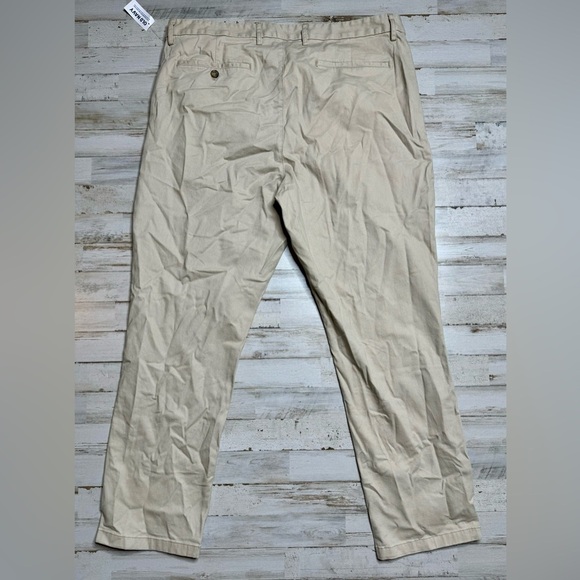 Old Navy Dress Pants Mens Size 38x30 Flex Khakis Chinos Slim Tan NWT - Picture 10 of 10